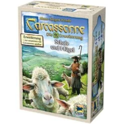 Asmodee Carcassonne - Schafe Und Hügel, Brettspiel