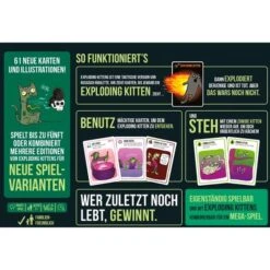 Asmodee Zombie Kittens, Kartenspiel -Spiel Welt Verkauf Asmodee Zombie Kittens Kartenspiel@@1902453 3