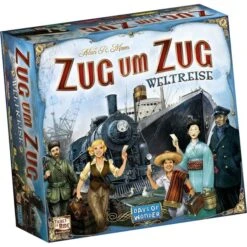 Asmodee Zug Um Zug Weltreise, Brettspiel