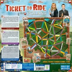 Asmodee Zug Um Zug: Polen , Brettspiel -Spiel Welt Verkauf Asmodee Zug um Zug Polen Brettspiel@@1902064 2