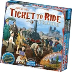 Asmodee Zug Um Zug - Frankreich, Brettspiel