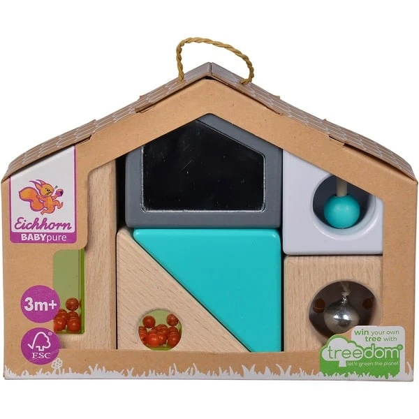 Eichhorn Baby Pure Sensorik Soundbausteine, Geschicklichkeitsspiel 2 Eichhorn Baby Pure Sensorik Soundbausteine, Geschicklichkeitsspiel – Bild 2