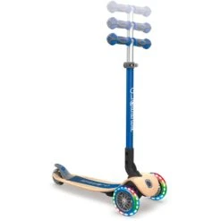 GLOBBER Primo Wood Mit Leuchtrollen, Scooter -Spiel Welt Verkauf GLOBBER Primo Wood mit Leuchtrollen Scooter@@1so7gp05 6
