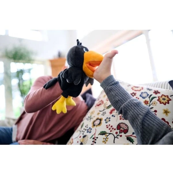 HABA Handpuppe Rabe Theo, Spielfigur 7 HABA Handpuppe Rabe Theo, Spielfigur – Bild 7