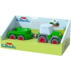 HABA Kullerbü - Traktor Mit Anhänger, Spielfahrzeug -Spiel Welt Verkauf HABA Kullerb Traktor mit Anh nger Spielfahrzeug@@1678536 2