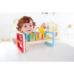 Hape Regenbogen-Klopfbank, Geschicklichkeitsspiel -Spiel Welt Verkauf Hape Regenbogen Klopfbank Geschicklichkeitsspiel@@1ss9hm0f 2
