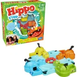 Hasbro Hippo Flipp, Geschicklichkeitsspiel -Spiel Welt Verkauf Hasbro Hippo Flipp Geschicklichkeitsspiel@@1sgha01v 2