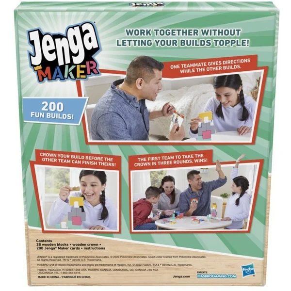Hasbro Jenga Maker, Geschicklichkeitsspiel 3 Hasbro Jenga Maker, Geschicklichkeitsspiel – Bild 3