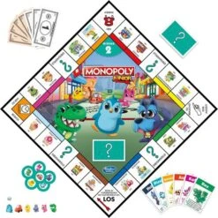 Hasbro Monopoly Junior, Brettspiel -Spiel Welt Verkauf Hasbro Monopoly Junior Brettspiel@@1893997 2