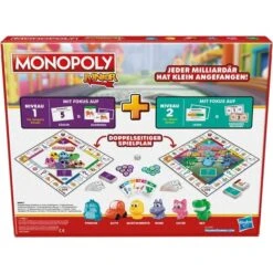 Hasbro Monopoly Junior, Brettspiel -Spiel Welt Verkauf Hasbro Monopoly Junior Brettspiel@@1893997 4