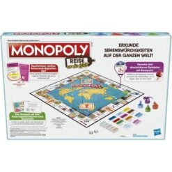Hasbro Monopoly Reise Um Die Welt, Brettspiel -Spiel Welt Verkauf Hasbro Monopoly Reise um die Welt Brettspiel@@1858540 3