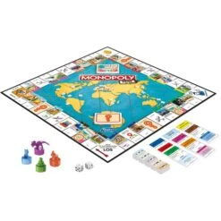 Hasbro Monopoly Reise Um Die Welt, Brettspiel -Spiel Welt Verkauf Hasbro Monopoly Reise um die Welt Brettspiel@@1858540 4