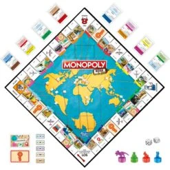 Hasbro Monopoly Reise Um Die Welt, Brettspiel -Spiel Welt Verkauf Hasbro Monopoly Reise um die Welt Brettspiel@@1858540 5