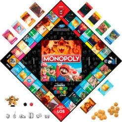 Hasbro Monopoly Super Mario Film Edition, Brettspiel -Spiel Welt Verkauf Hasbro Monopoly Super Mario Film Edition Brettspiel@@1893998 3
