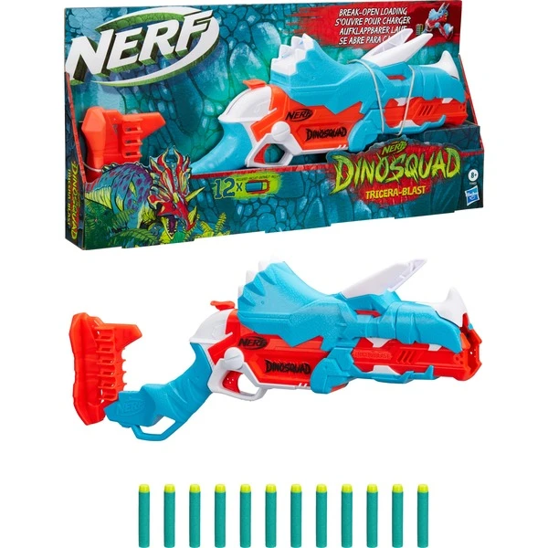 Hasbro Nerf DinoSquad Tricera-Blast, Nerf Gun 2 Hasbro Nerf DinoSquad Tricera-Blast, Nerf Gun – Bild 2