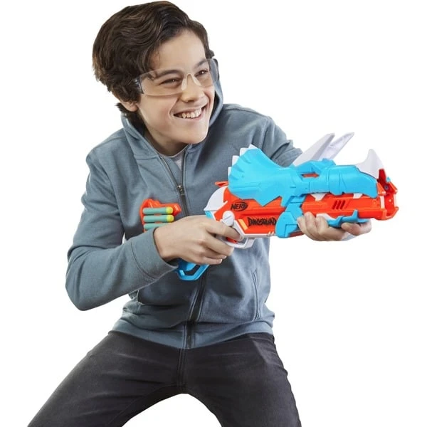 Hasbro Nerf DinoSquad Tricera-Blast, Nerf Gun 11 Hasbro Nerf DinoSquad Tricera-Blast, Nerf Gun – Bild 11
