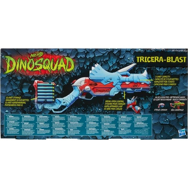 Hasbro Nerf DinoSquad Tricera-Blast, Nerf Gun 4 Hasbro Nerf DinoSquad Tricera-Blast, Nerf Gun – Bild 4
