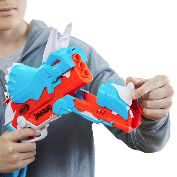 Hasbro Nerf DinoSquad Tricera-Blast, Nerf Gun 5 Hasbro Nerf DinoSquad Tricera-Blast, Nerf Gun – Bild 5