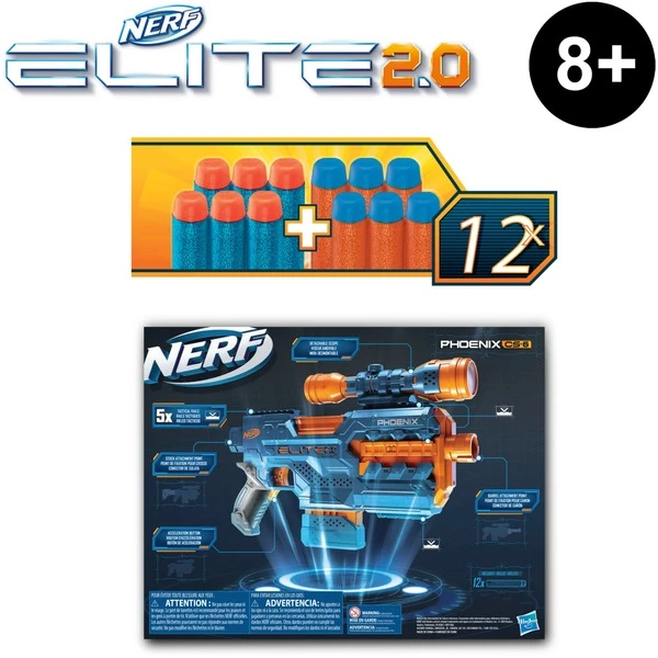 Hasbro Nerf Elite 2.0 Phoenix CS-6, Nerf Gun 4 Hasbro Nerf Elite 2.0 Phoenix CS-6, Nerf Gun – Bild 4