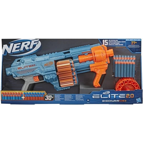 Hasbro Nerf Elite 2.0 Shockwave RD-15, Nerf Gun 3 Hasbro Nerf Elite 2.0 Shockwave RD-15, Nerf Gun – Bild 3