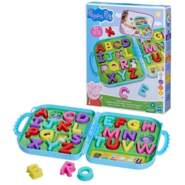 Hasbro Peppa Wutz Peppas Buchstabenbox, Lernspielzeug 1 Hasbro Peppa Wutz Peppas Buchstabenbox, Lernspielzeug