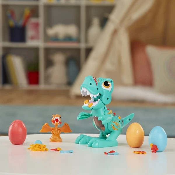 Hasbro Play-Doh Dino Crew Gefräßiger Tyrannosaurus, Kneten 12 Hasbro Play-Doh Dino Crew Gefräßiger Tyrannosaurus, Kneten – Bild 12