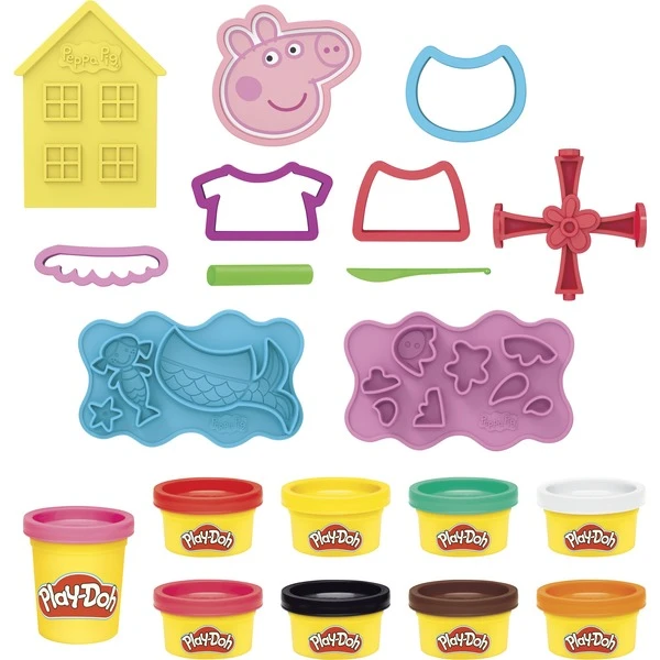 Hasbro Play-Doh Peppa Wutz Stylingset, Kneten 2 Hasbro Play-Doh Peppa Wutz Stylingset, Kneten – Bild 2
