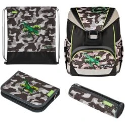 Herlitz UltraLight Plus Camo Dragon, Schulranzen