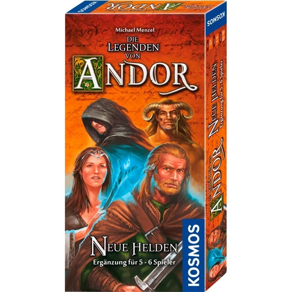 KOSMOS Die Legenden Von Andor - Neue Helden 5-6 Spieler, Brettspiel