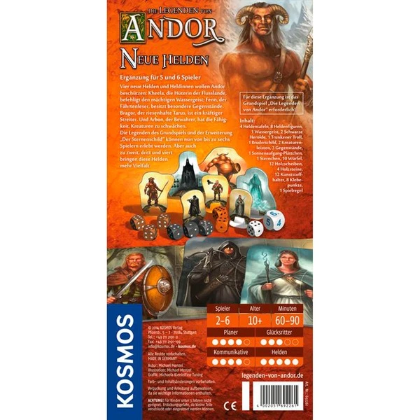 KOSMOS Die Legenden Von Andor - Neue Helden 5-6 Spieler, Brettspiel – Bild 2