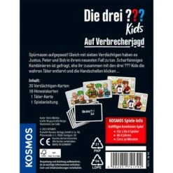 KOSMOS Die Drei ??? Kids - Auf Verbrecherjagd, Kartenspiel -Spiel Welt Verkauf KOSMOS Die drei Kids Auf Verbrecherjagd Kartenspiel@@100022296 3