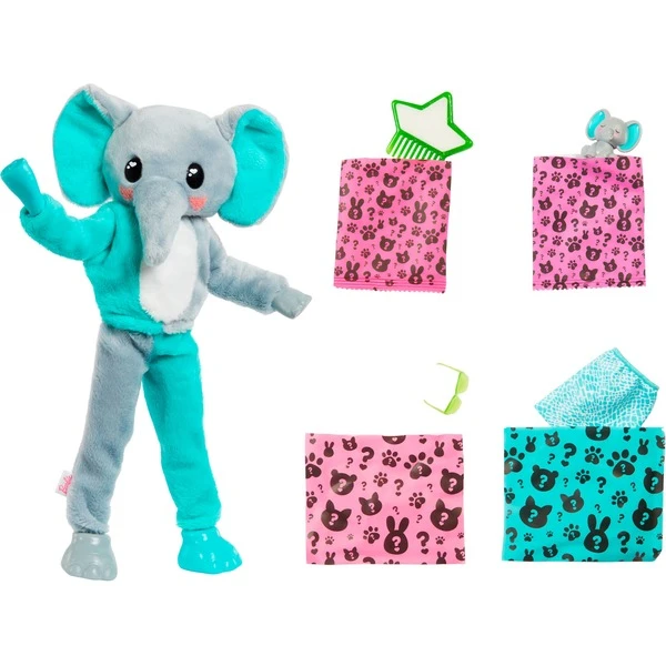 Mattel Barbie Cutie Reveal Dschungel Serie - Elefant, Puppe 3 Mattel Barbie Cutie Reveal Dschungel Serie - Elefant, Puppe – Bild 3