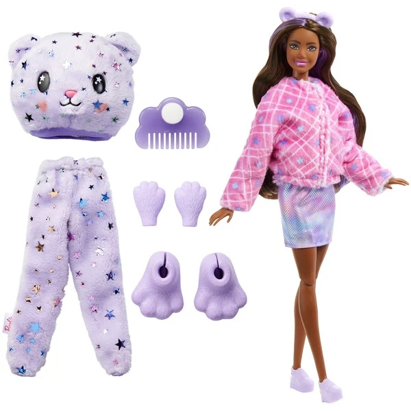 Mattel Barbie Cutie Reveal Traumland Fantasie Puppe Teddy Und 10 Überraschungen 2 Mattel Barbie Cutie Reveal Traumland Fantasie Puppe Teddy Und 10 Überraschungen – Bild 2