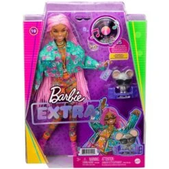 Mattel Barbie Extra Puppe Mit Pinken Flechtzöpfen -Spiel Welt Verkauf Mattel Barbie Extra Puppe mit pinken Flechtz pfen@@1758014 6