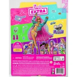 Mattel Barbie Extra Puppe Mit Pinken Flechtzöpfen -Spiel Welt Verkauf Mattel Barbie Extra Puppe mit pinken Flechtz pfen@@1758014 7