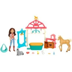 Mattel Spirit Luckys Tierbaby-Pflegestation Mit Pony & Fohlen, Puppe -Spiel Welt Verkauf Mattel Spirit Luckys Tierbaby Pflegestation mit Pony Fohlen Puppe@@1807754 2