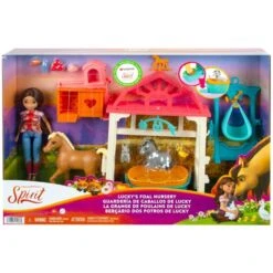 Mattel Spirit Luckys Tierbaby-Pflegestation Mit Pony & Fohlen, Puppe -Spiel Welt Verkauf Mattel Spirit Luckys Tierbaby Pflegestation mit Pony Fohlen Puppe@@1807754 7