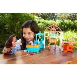 Mattel Spirit Luckys Tierbaby-Pflegestation Mit Pony & Fohlen, Puppe -Spiel Welt Verkauf Mattel Spirit Luckys Tierbaby Pflegestation mit Pony Fohlen Puppe@@1807754 8