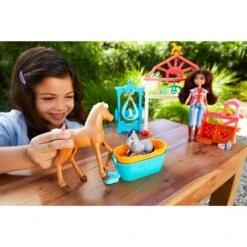 Mattel Spirit Luckys Tierbaby-Pflegestation Mit Pony & Fohlen, Puppe -Spiel Welt Verkauf Mattel Spirit Luckys Tierbaby Pflegestation mit Pony Fohlen Puppe@@1807754 9