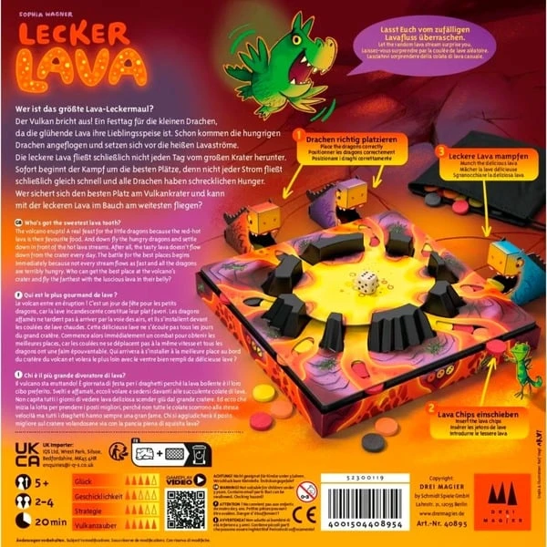 Schmidt Spiele Drei Magier: Lecker Lava, Brettspiel 3 Schmidt Spiele Drei Magier: Lecker Lava, Brettspiel – Bild 3