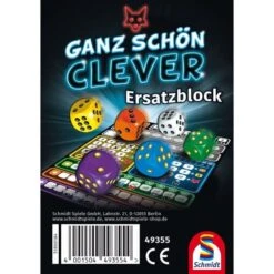 Schmidt Spiele Ganz Schön Clever! Einzelblock, Würfelspiel