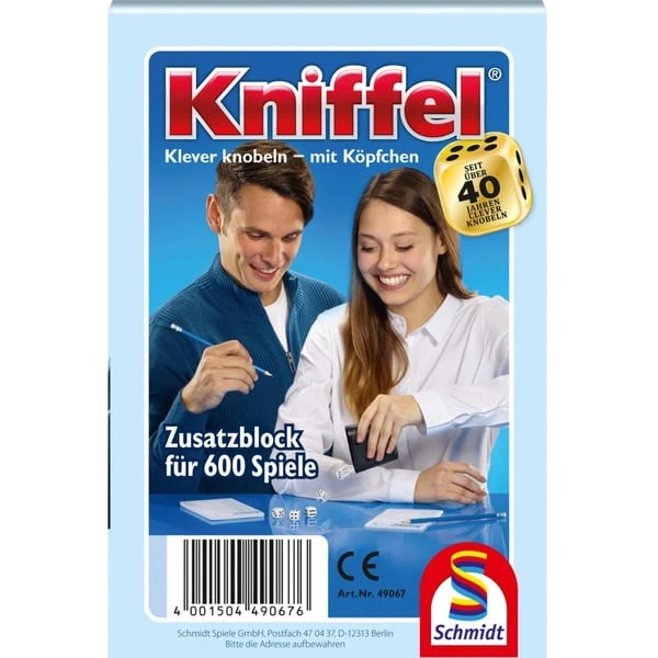 Schmidt Spiele Kniffelblock, Würfelspiel 1 Schmidt Spiele Kniffelblock, Würfelspiel