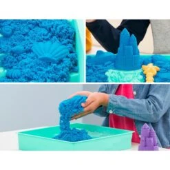 Spin Master Kinetic Sand - Sandbox Set Blau, Spielsand -Spiel Welt Verkauf Spin Master Kinetic Sand Sandbox Set blau Spielsand@@100007969 3