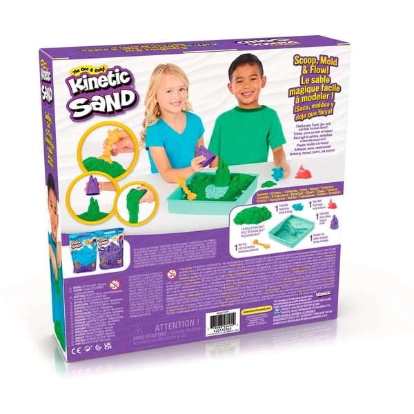 Spin Master Kinetic Sand - Sandbox Set Grün, Spielsand 3 Spin Master Kinetic Sand - Sandbox Set Grün, Spielsand – Bild 3