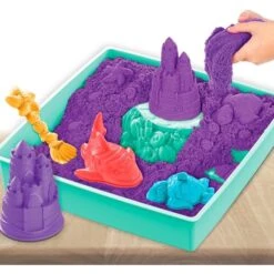 Spin Master Kinetic Sand - Sandbox Set Lila, Spielsand -Spiel Welt Verkauf Spin Master Kinetic Sand Sandbox Set lila Spielsand@@100007966 7