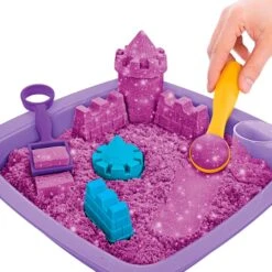 Spin Master Kinetic Sand - Schimmer Sandbox Set Lila, Spielsand -Spiel Welt Verkauf Spin Master Kinetic Sand Schimmer Sandbox Set lila Spielsand@@100007981 3