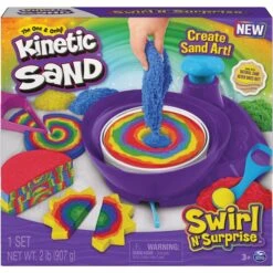Spin Master Kinetic Sand - Swirl'n Surprise Set, Spielsand -Spiel Welt Verkauf Spin Master Kinetic Sand Swirl n Surprise Set Spielsand@@1849536 3