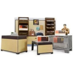 Bruder Bworld UPS Paketshop, Spielfigur -Spiel Welt Verkauf bruder bworld UPS Paketshop Spielfigur@@1735628 4